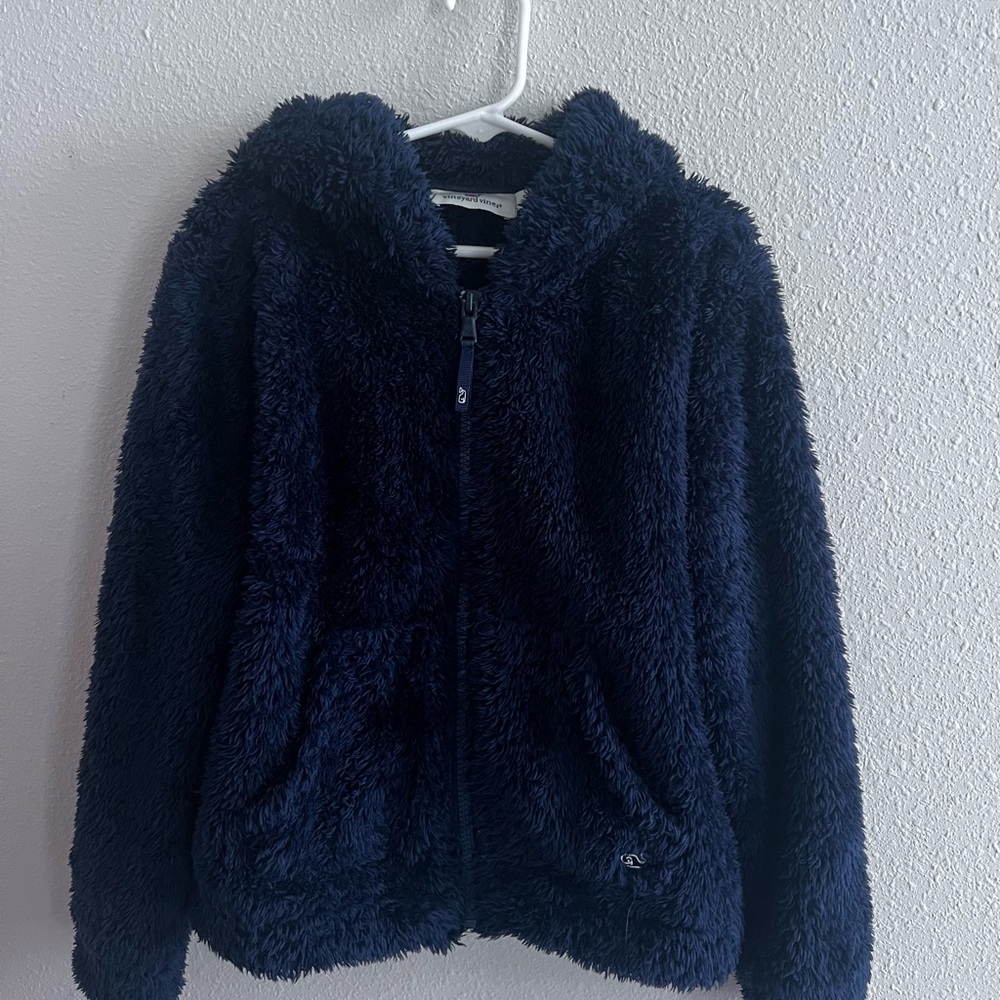 Vineyard Vines Kids Full Zip Hoodie Small 7/8